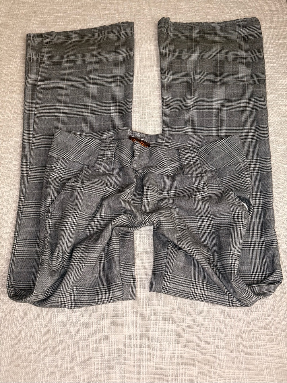 BeBop Vintage Y2K Low Rise Plaid Flare Office Siren Pants Size 5